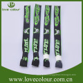 Custom Eco fabric woven bracelets textile wristbands for festival